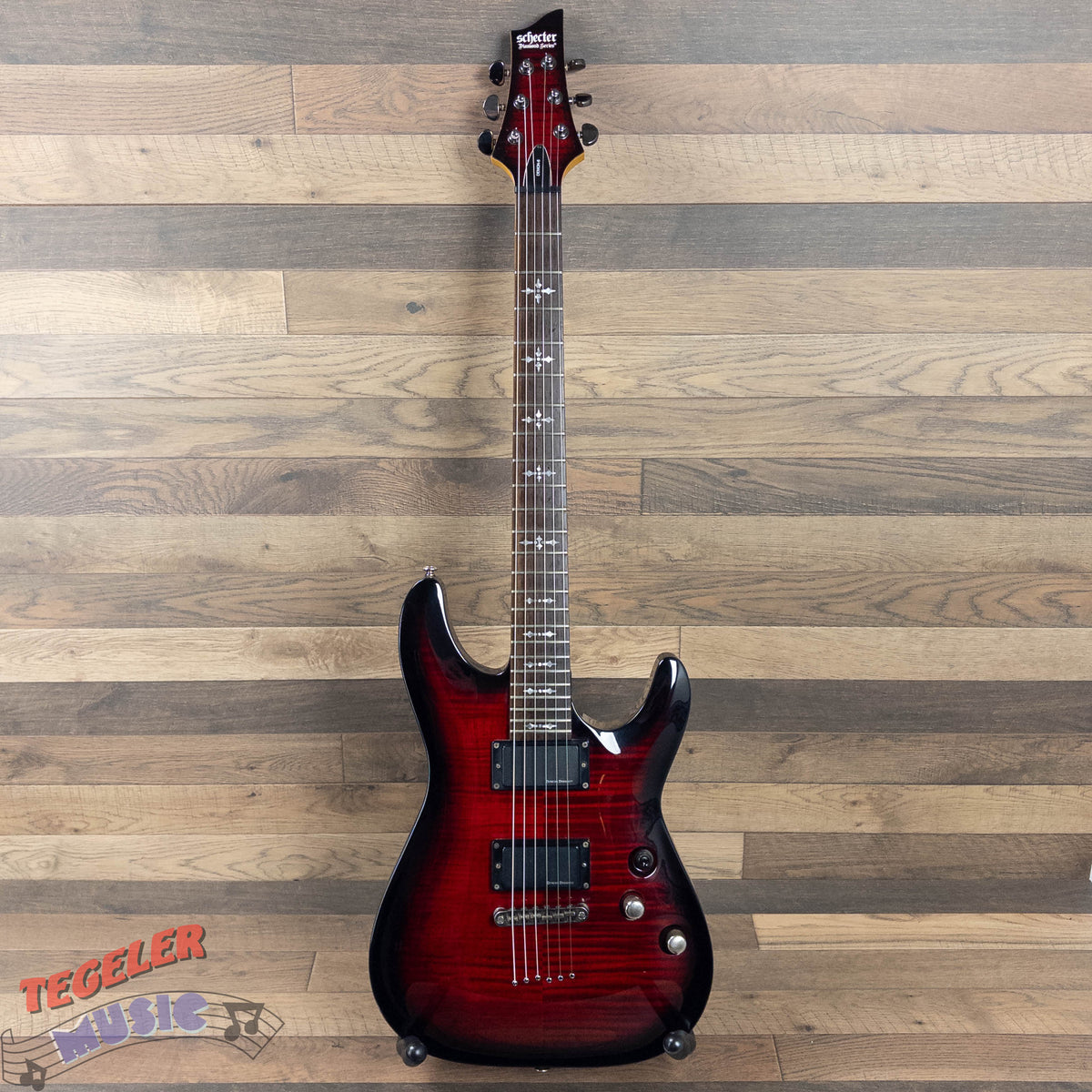 USED-Schecter Diamond Series Demon 6 Electric Guitar Dual