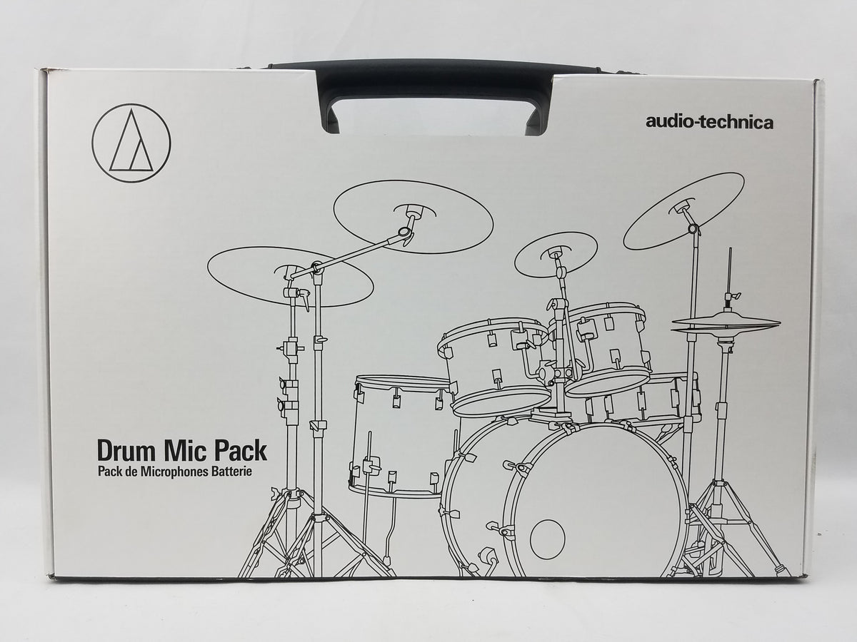 Audio Technica PRO-DRUM7 Wired 7 piece Drum Microphone Pack with case