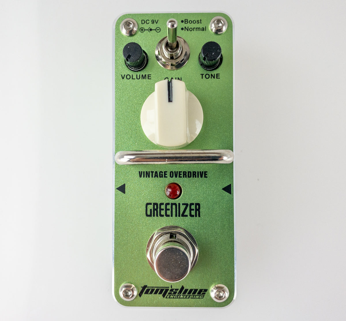 Tom'sline AGR-3 GREENIZER based on Popular Tube Overdrive Guitar Effec