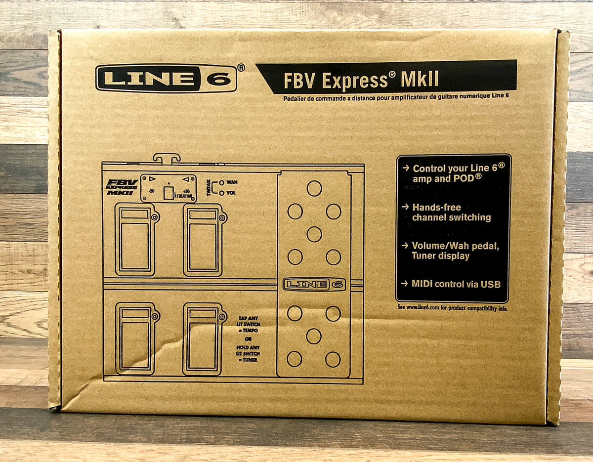 fbv pedal line 6 spider iv Line 6 FBV Express MkII USB Foot Switch 4 Channel Controller/Pedal – Tegeler Music