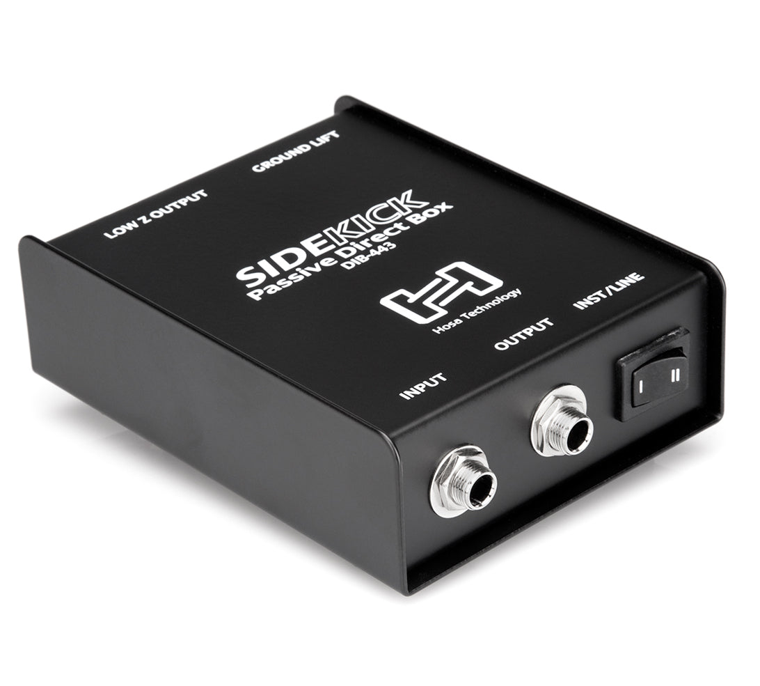 Hosa DIB-443 Direct Box Passive DI Instrument/Line & Ground Lift Switches