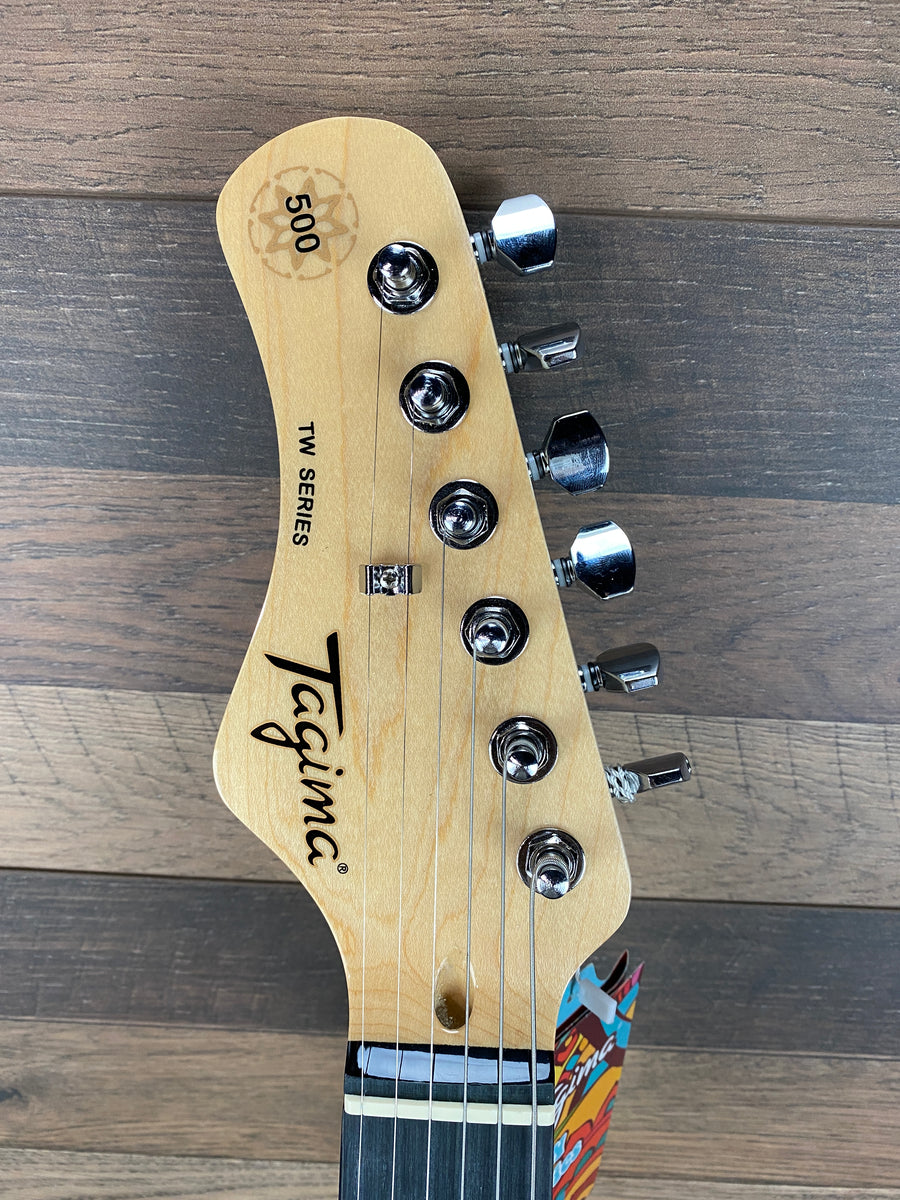 Used Tagima TG500LHSBDF/MG LEFT HANDED 6 String Electric Guitar Sunb