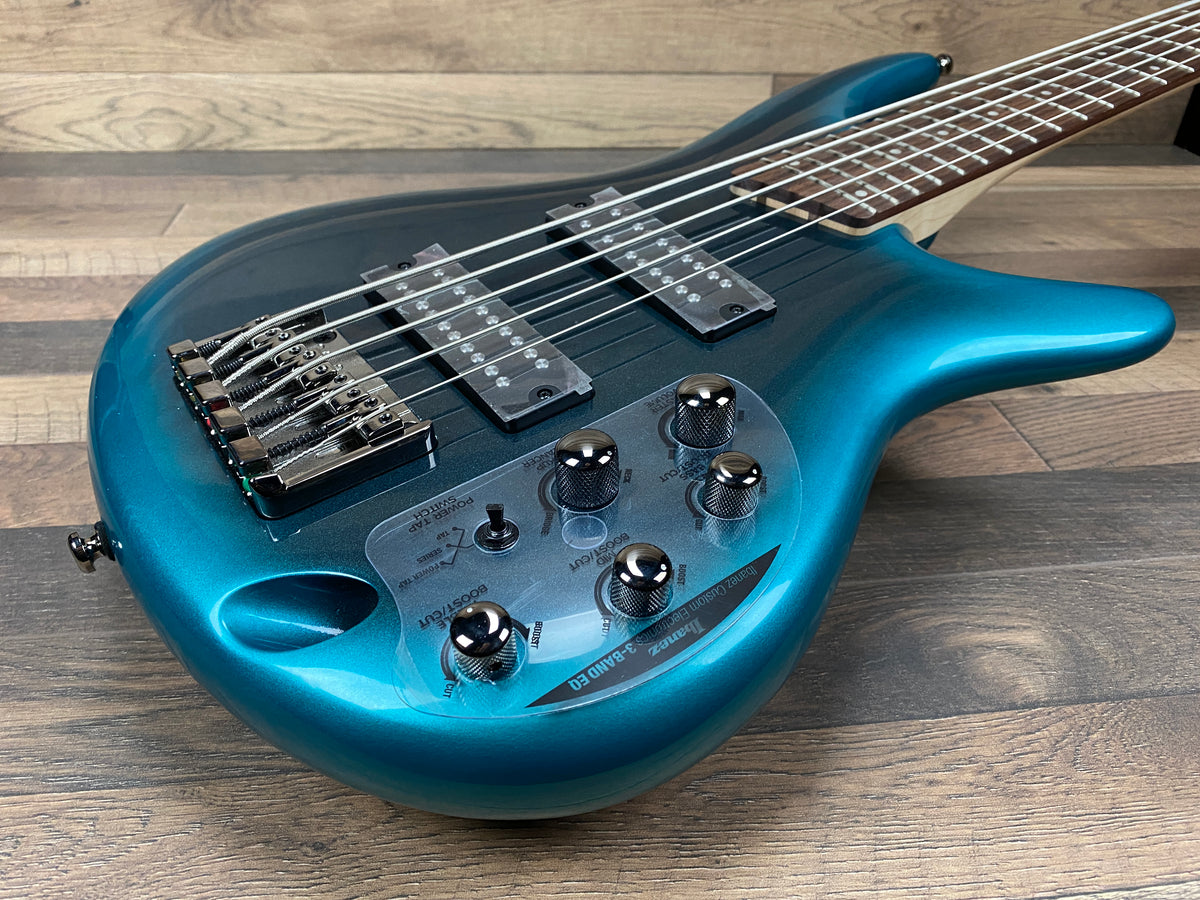 Ibanez SR305E-CUB Right Hand 5-String Electric Bass Guitar - Cerulean