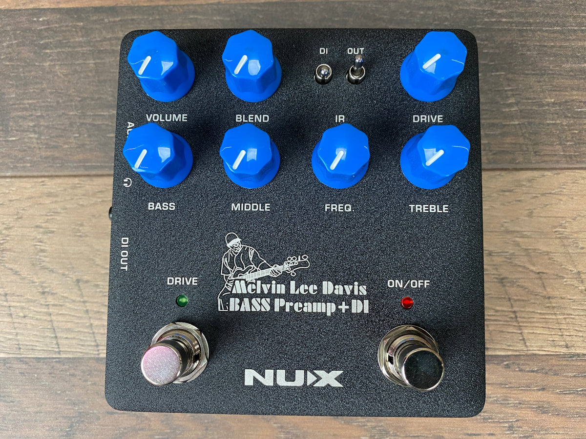NUX NBP-5 Melvin Lee Davis Bass Preamp & DI w/USB Audio Interface & Dr