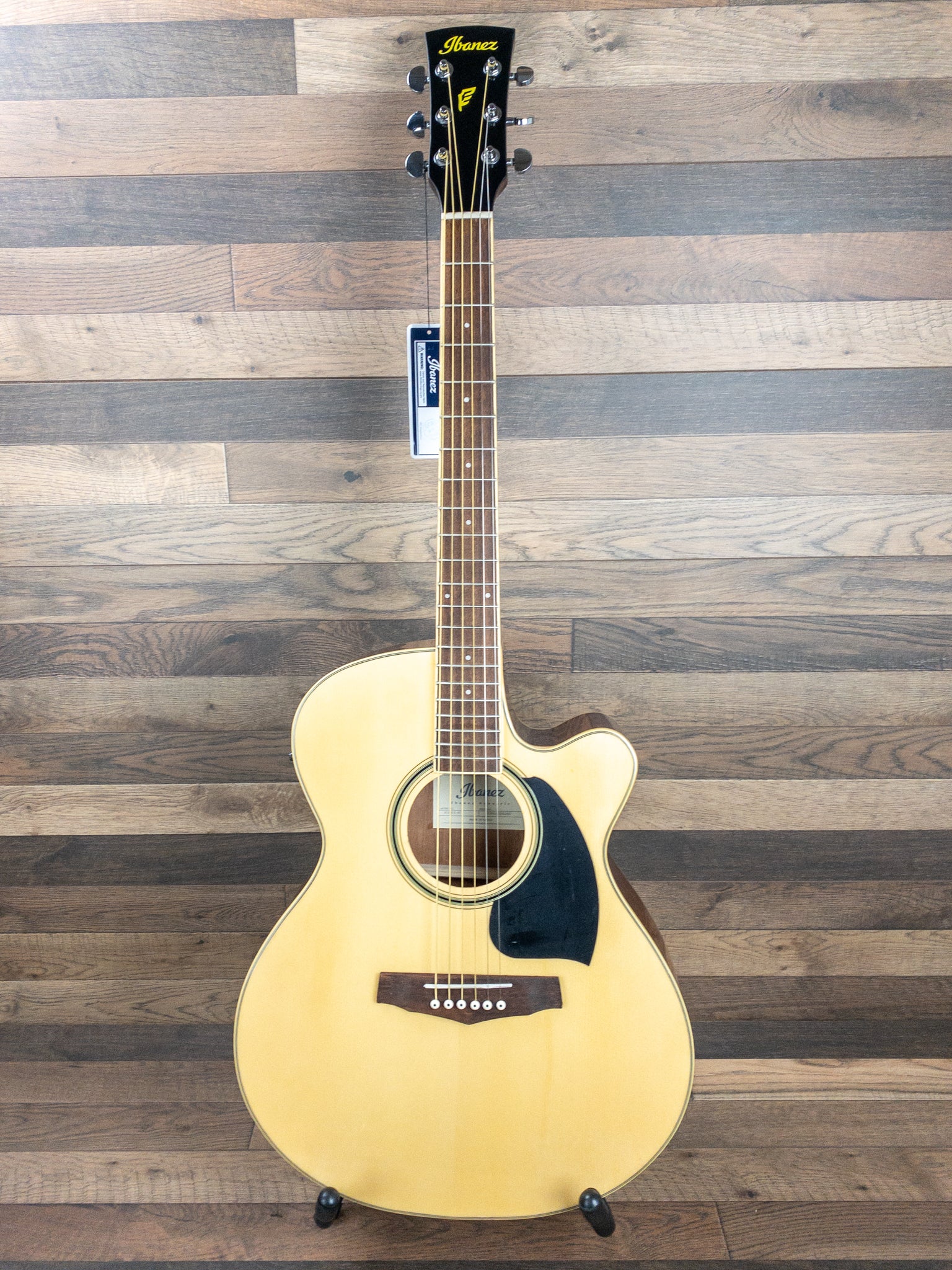 Ibanez PC15ECE-NT Acoustic/Electric Guitar Right Handed 6-String Natural Finish