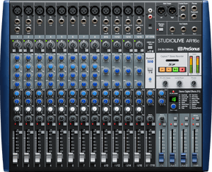 PreSonus StudioLive AR16c USB-C Digital/Analog Recording/Live/Podcast Mixer