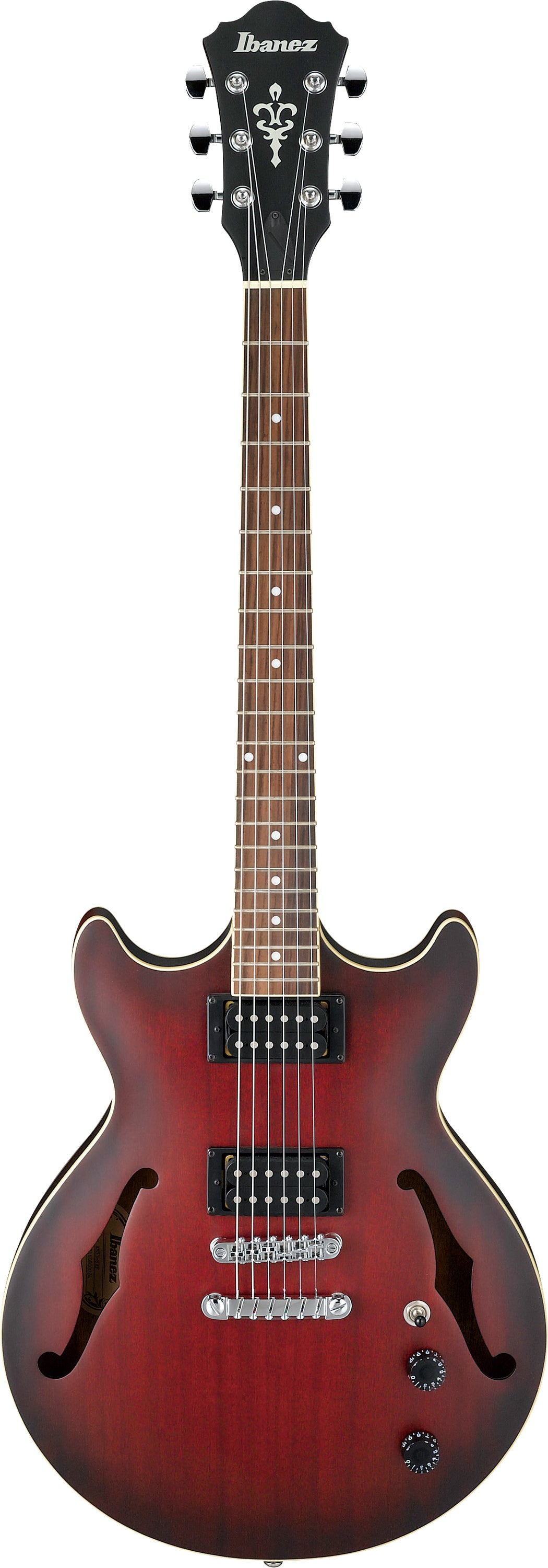 Ibanez AM53SRF Electric Guitar Artcore Series 6 String SRF-Sunburst Red Flat