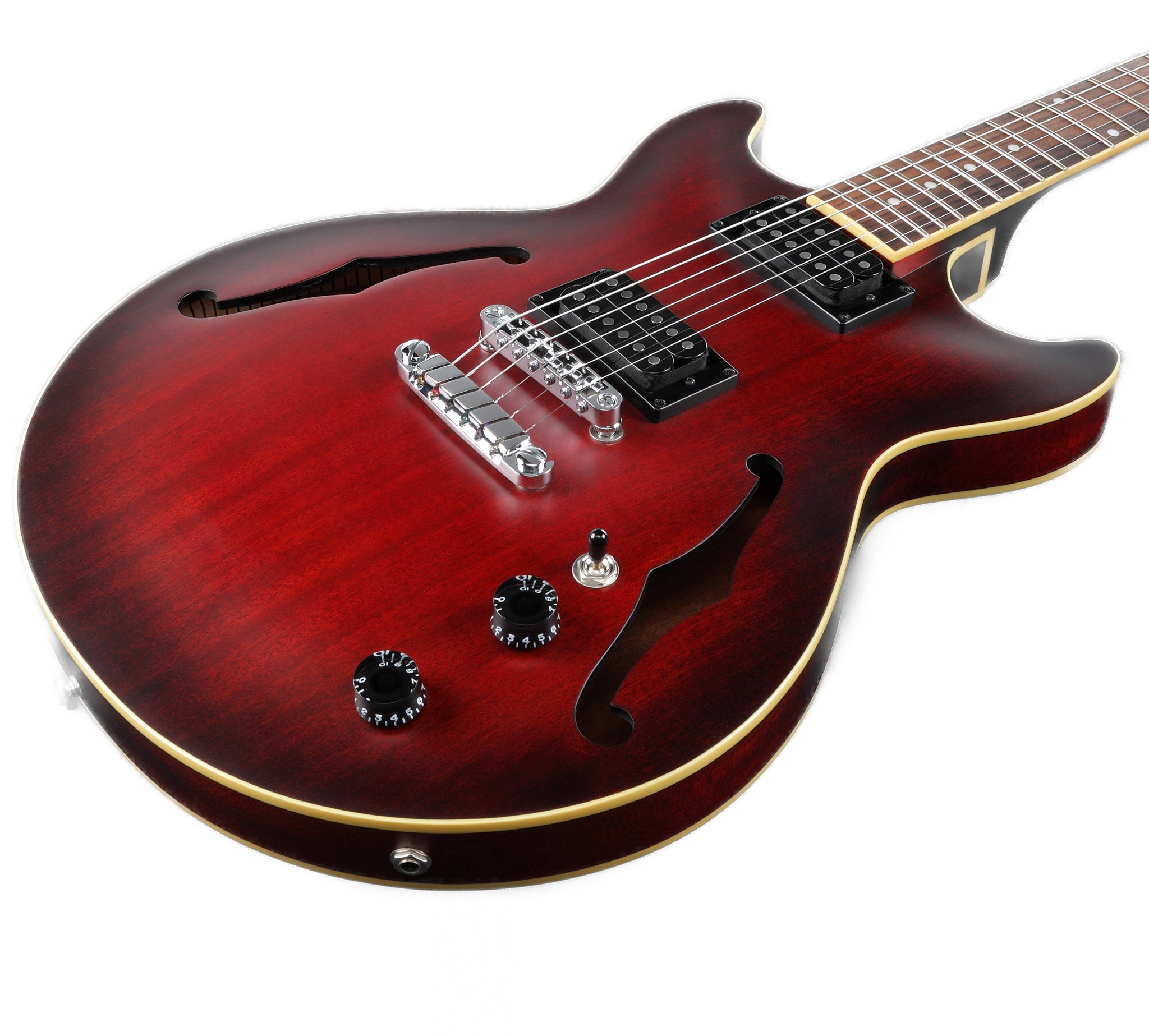 Ibanez AM53SRF Electric Guitar Artcore Series 6 String SRF-Sunburst Red Flat