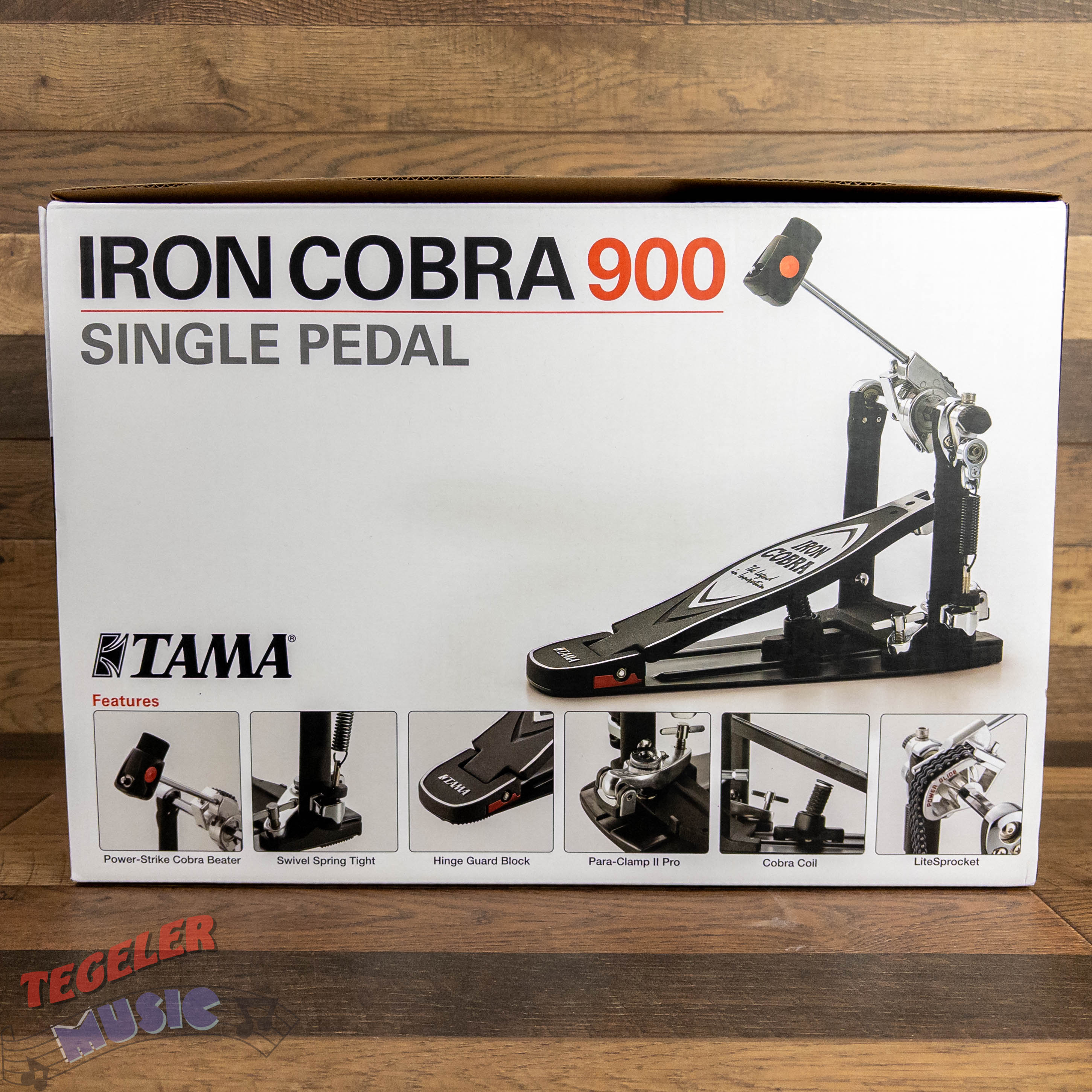 Tama HP900RN Bass Drum Pedal Iron Cobra 900 Single Pedal Rolling Glide