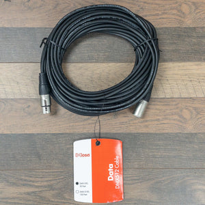 Hosa DMX-512 5 pin DMX Data Cable 50ft XLR5M - XLR5F Impedance: 110-ohm