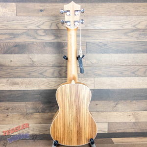 Amahi UK330C Classic Zebrawood Concert Ukelele w/Bag, Satin Finish