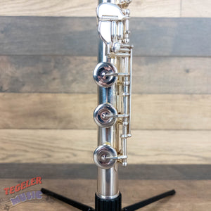 USED-Pearl PF-665 Open Hole Flute w/ B Foot Joint, Split E Keys, Gold Lip Guard