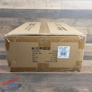 On-Stage RDLS3000 Rack Drawer 3 Space Shallow Depth Locking Powder Coated Steel