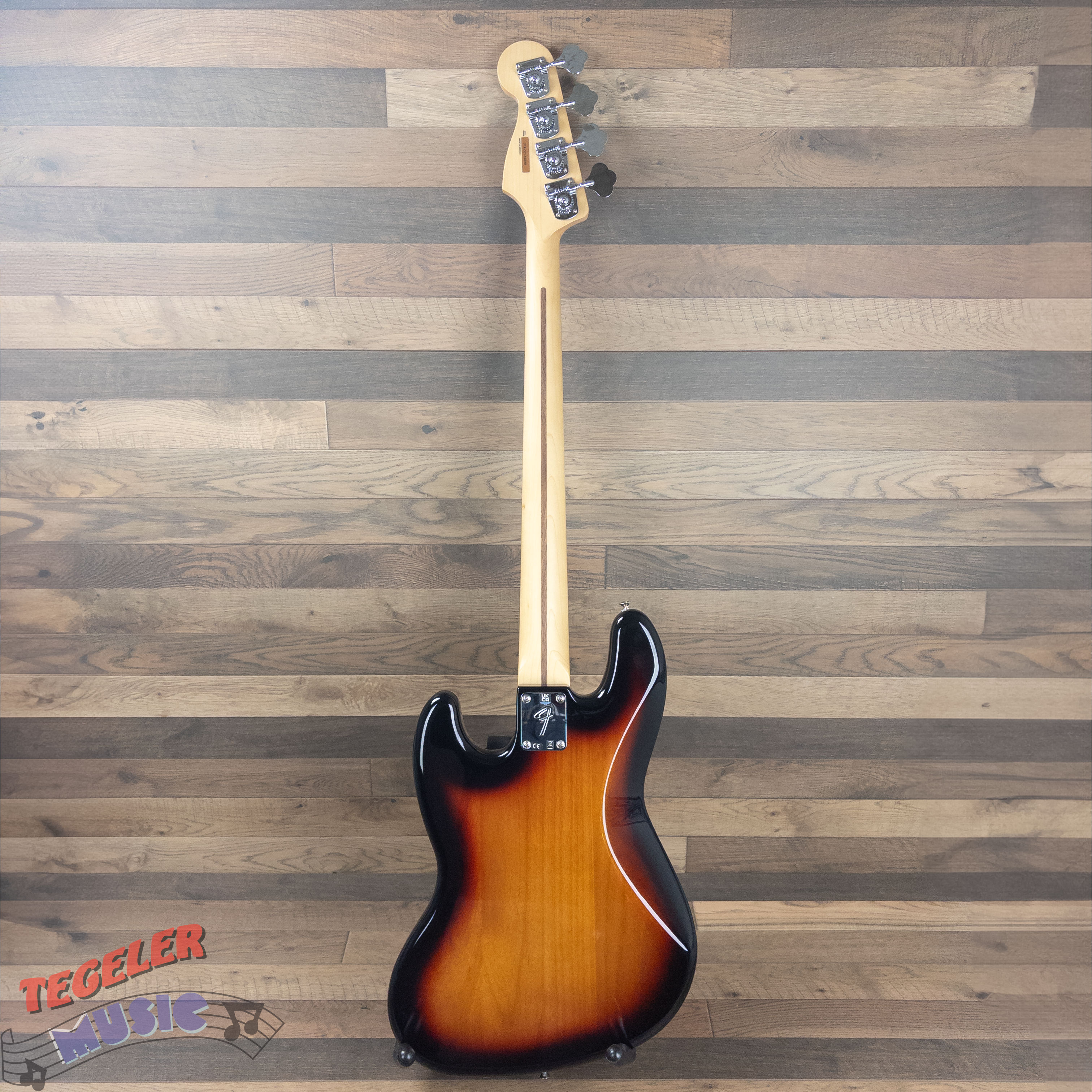 USED-Fender Player Jazz Bass Excellent Condition, 3 Tone Sunburst