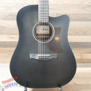 Ibanez AAD50CE-TCB Acoustic/Electric Guitar Transparent Charcoal Burst Low Gloss