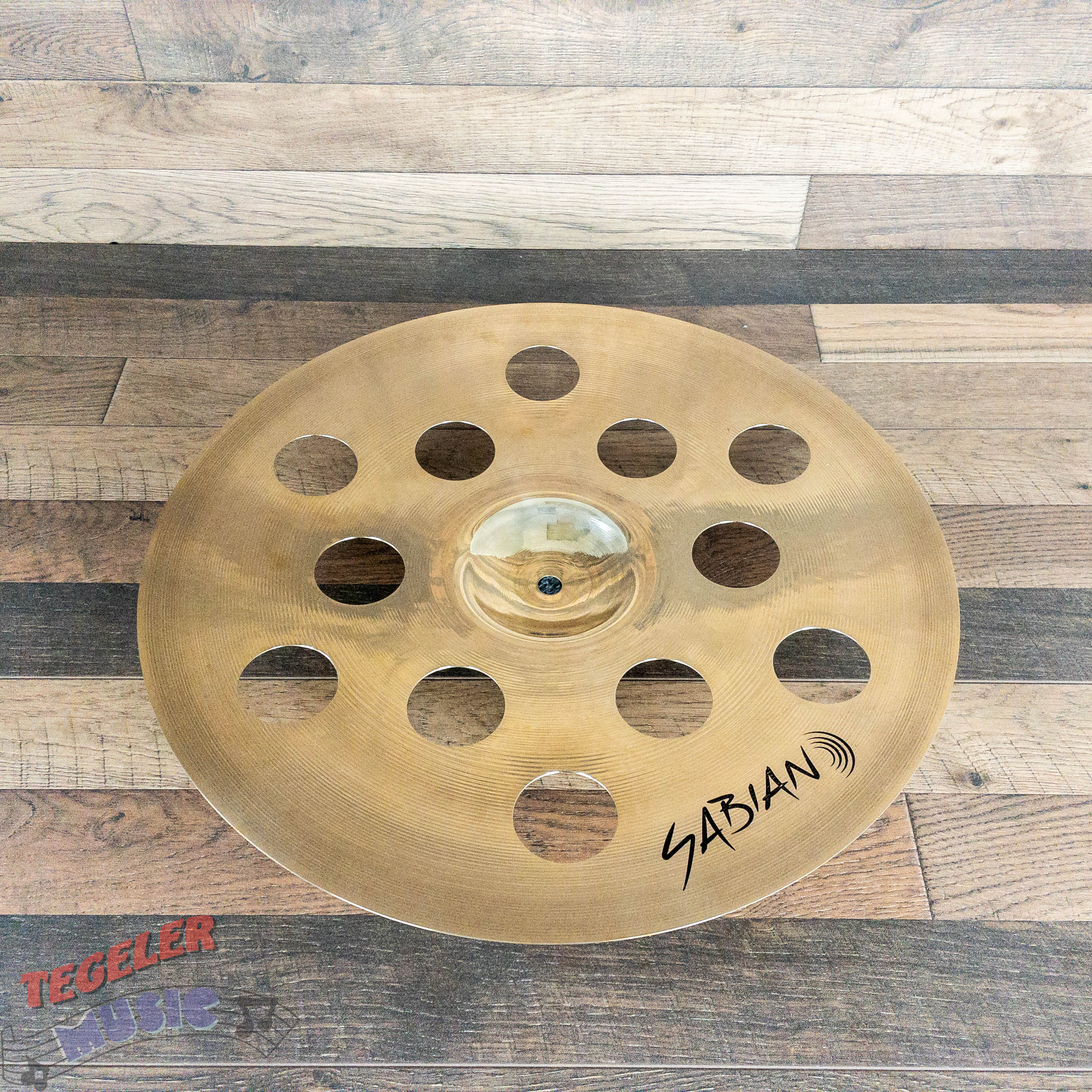 Sabian XSR 16" O-Zone Crash Cymbal XSR1600B with Brilliant Finish