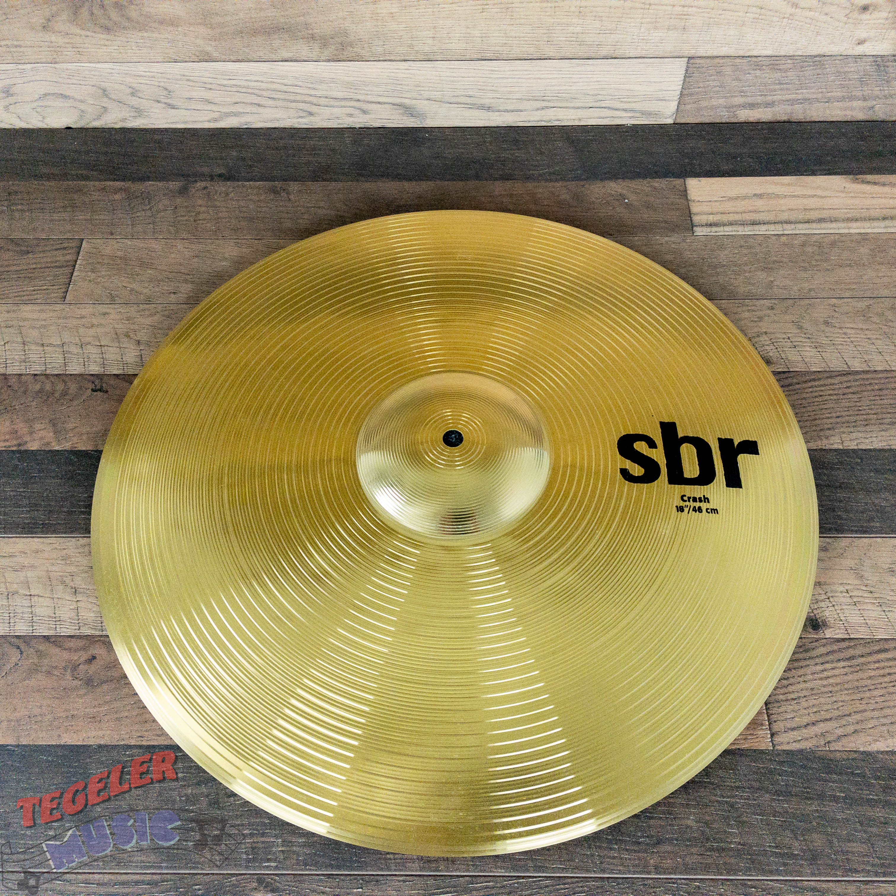 Sabian SBR 18" Thin Crash Cymbal SBR1806 Brass, Natural Finish