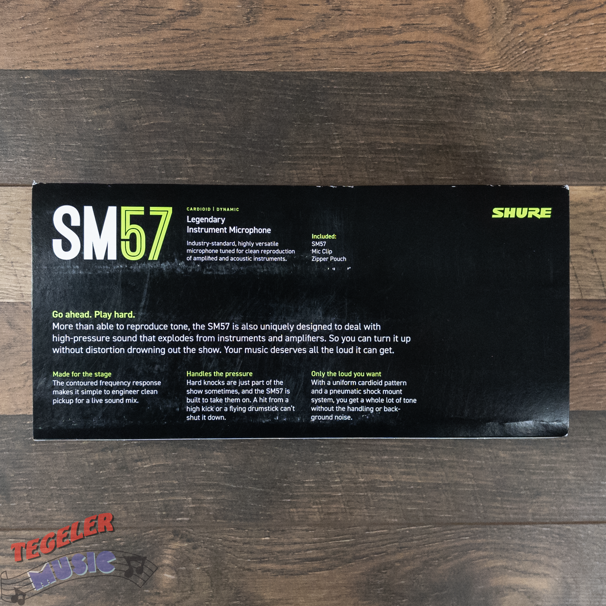 Shure SM57 Cardioid Dynamic Wired Legendary Instrument Microphone
