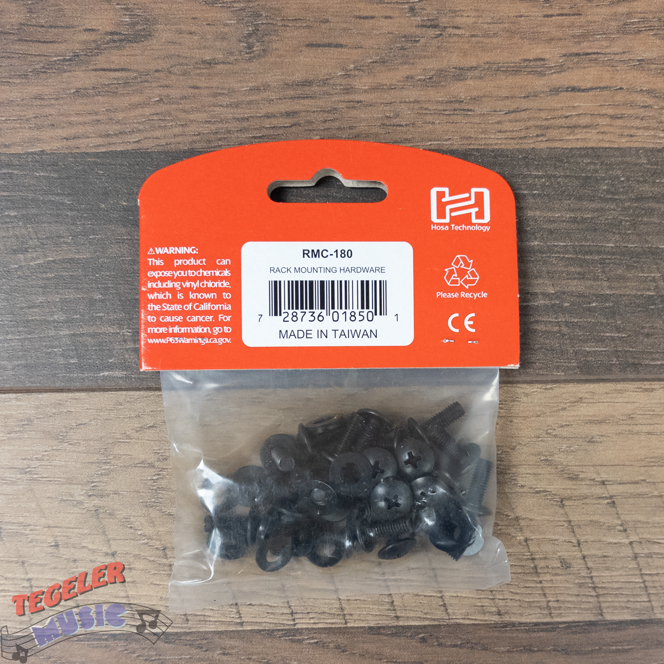 Hosa RMC-180 Rack Mounting Hardware, 24 Screws and Washers