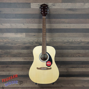 USED- Fender FA-125NA Acoustic Guitar Natural Finish Dreadnought Body Shape