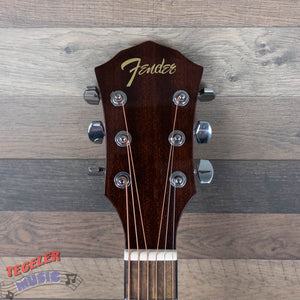 USED- Fender FA-125NA Acoustic Guitar Natural Finish Dreadnought Body Shape