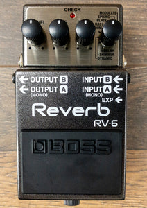 Boss RV-6 Reverb Guitar Effects Pedal