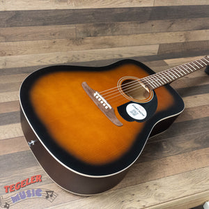 USED- Fender Redondo Acoustic Guitar, Sunburst Finish