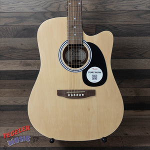USED- Fender FA-25CE Acoustic/Electric Guitar Natural Finish