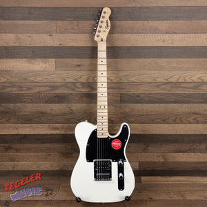 USED-Squier Sonic Esquire Electric Guitar, Arctic White Finish, Humbucker Pickup