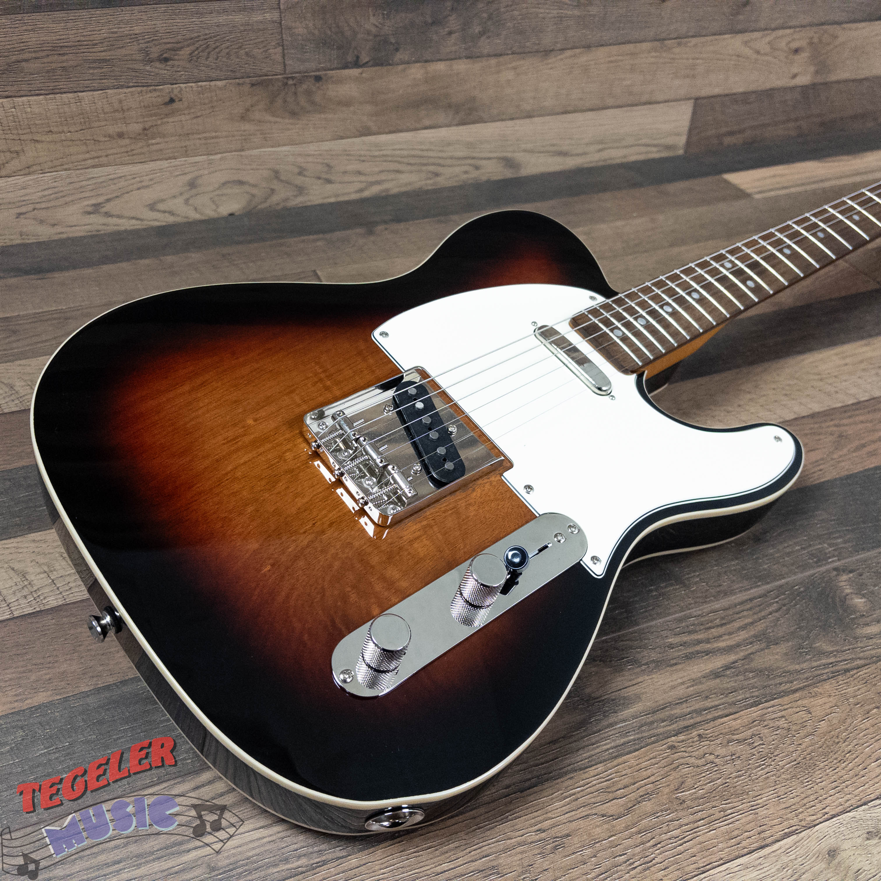 USED-Squier Classic Vibe 60's Custom Telecaster Electric Guitar, 3 Tone Sunburst