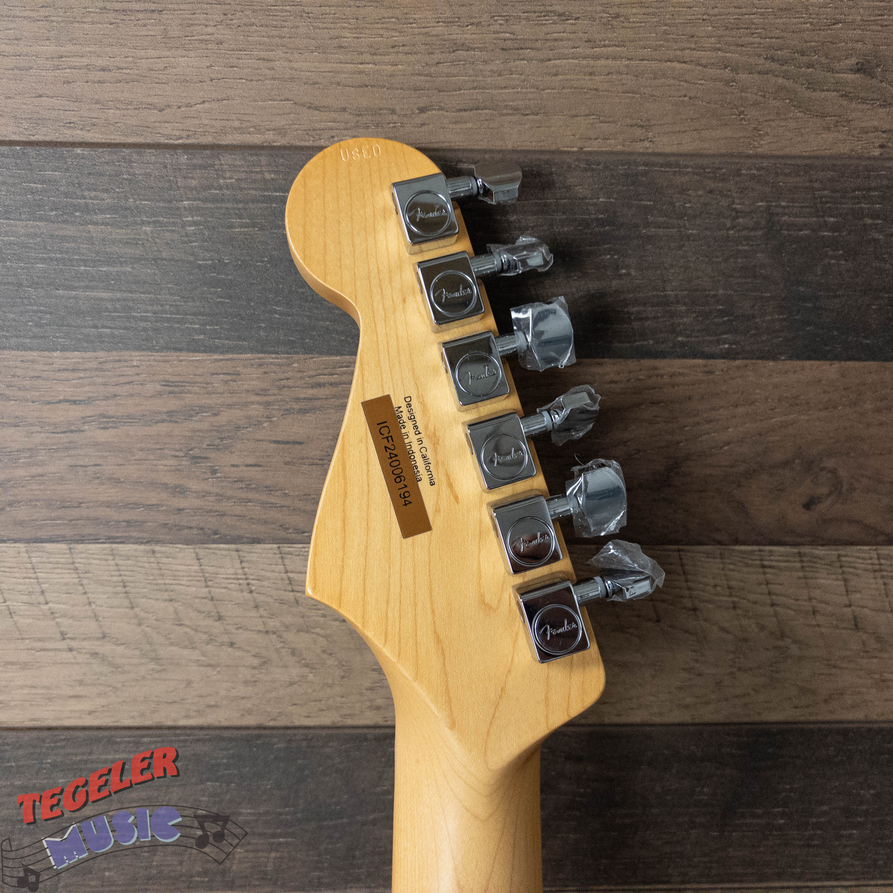 USED-Fender Standard Stratocaster HSS Pickups, Aqua Marine Metallic