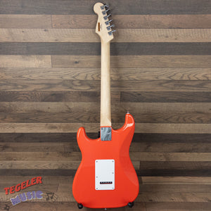 USED-Squier Sonic Stratocaster Electric Guitar, Fiesta Red Finish