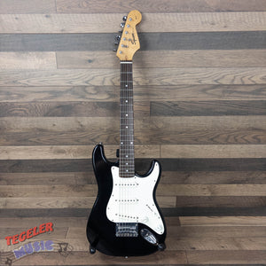 USED-Squier Stratocaster Mini, Black Finish, Shop Tested, Plays Great