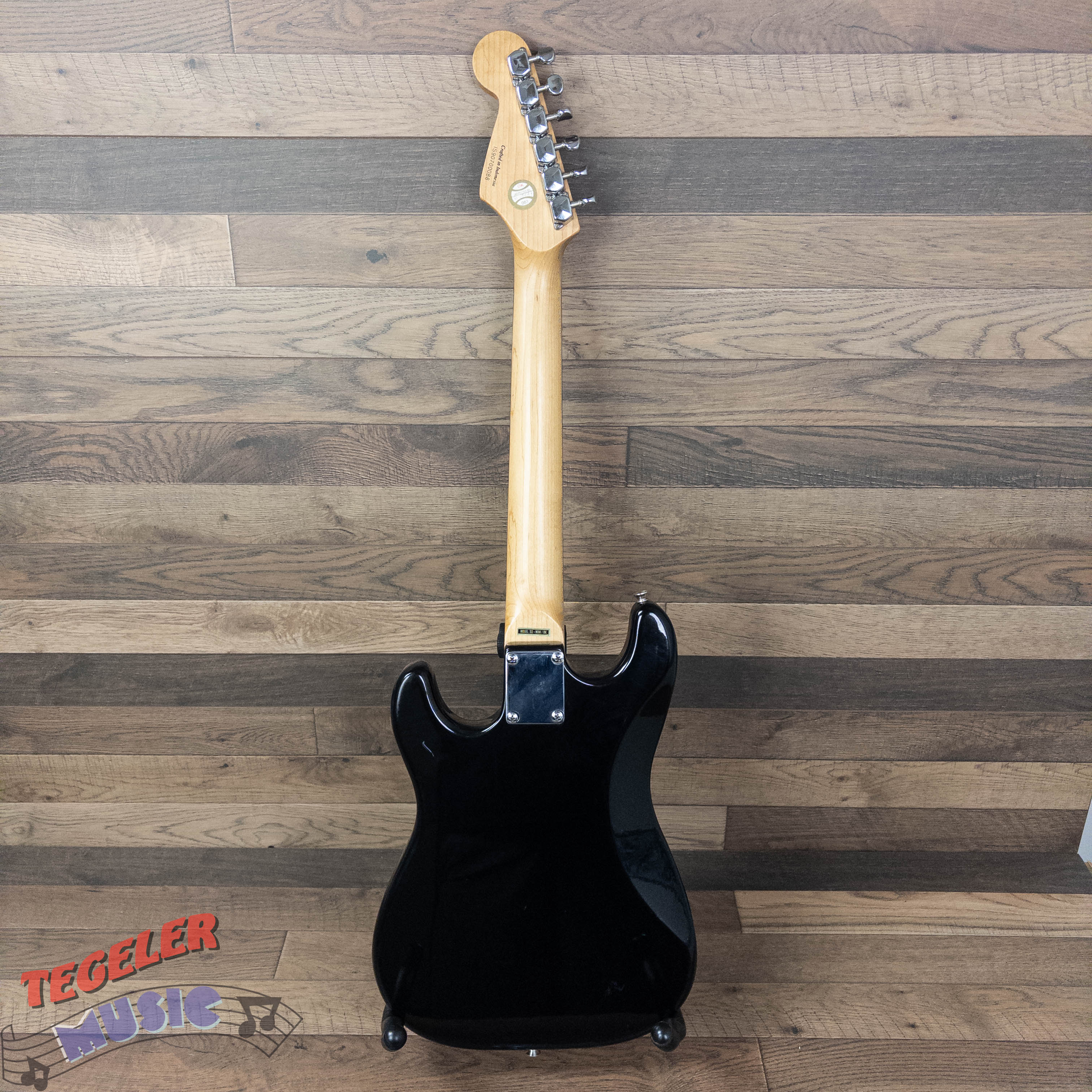 USED-Squier Stratocaster Mini, Black Finish, Shop Tested, Plays Great