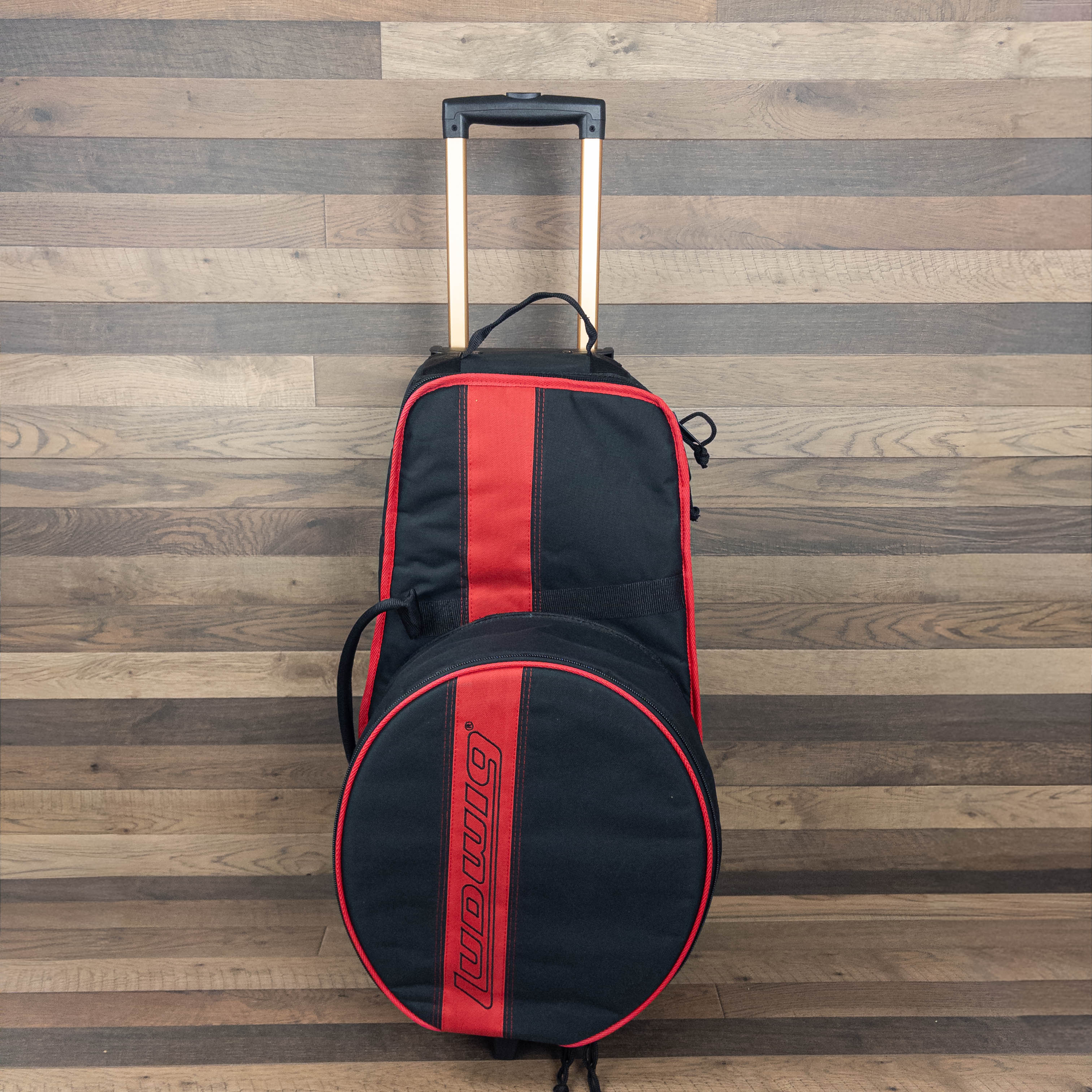 Used as Demo-Ludwig Combo Kit, LE2483RBR, Broken Zipper, Missing Practice Pad