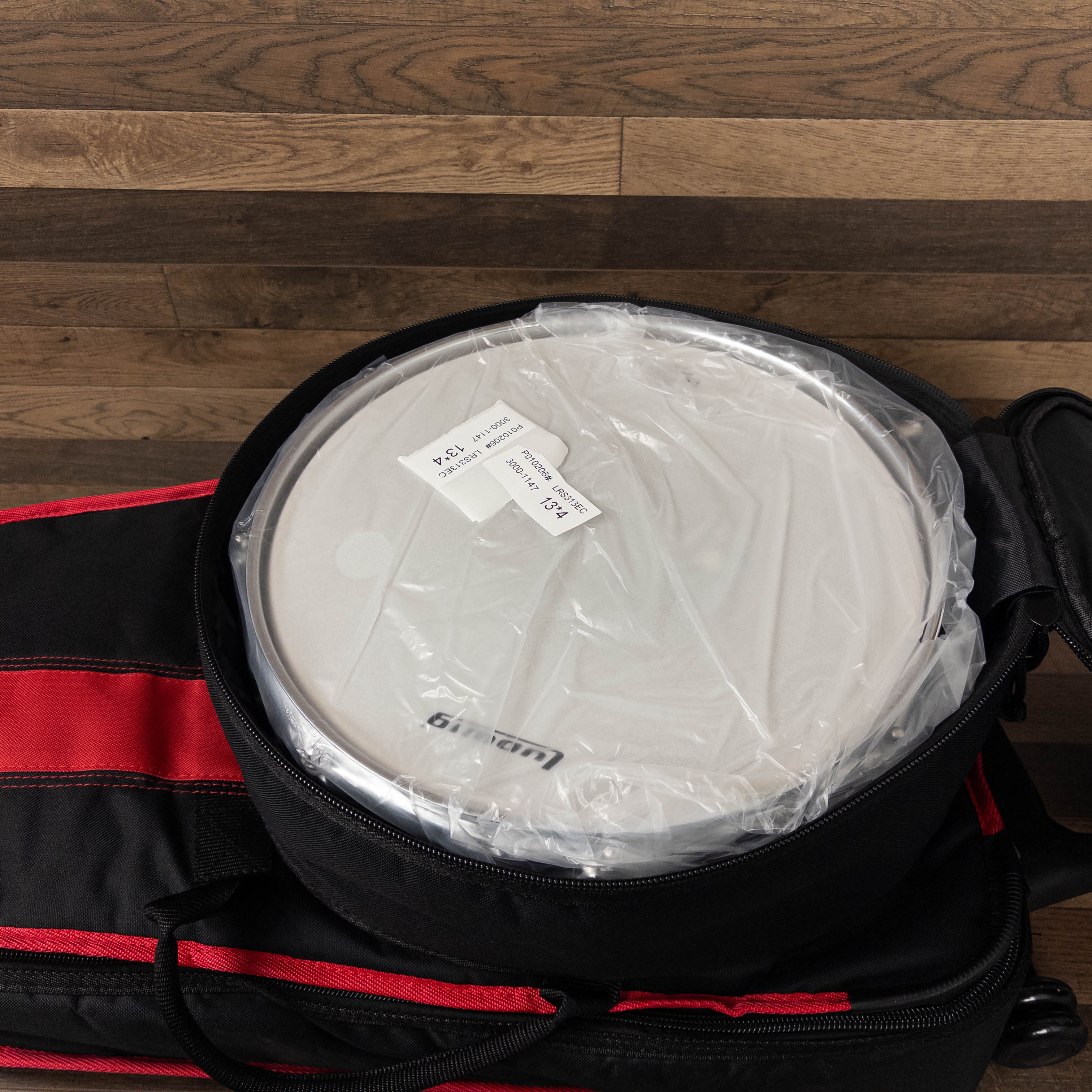 Used as Demo-Ludwig Combo Kit, LE2483RBR, Broken Zipper, Missing Practice Pad