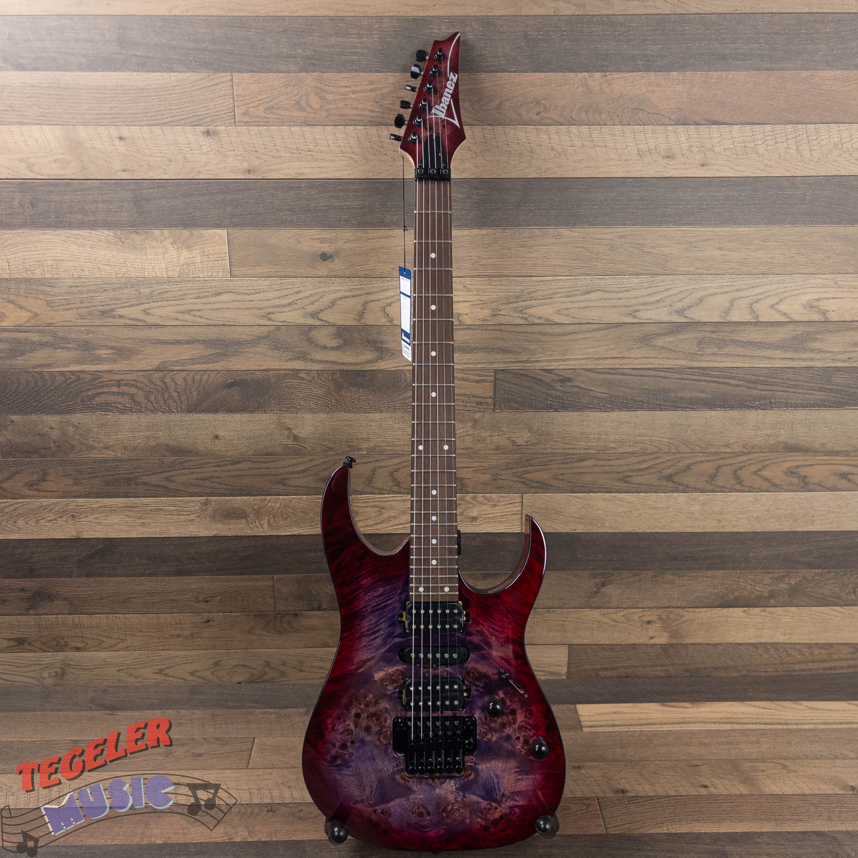 Ibanez RG470PB-REB Electric Guitar, Floyd Rose Bridge, Red Eclipse Burst Finish