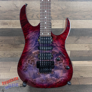 Ibanez RG470PB-REB Electric Guitar, Floyd Rose Bridge, Red Eclipse Burst Finish
