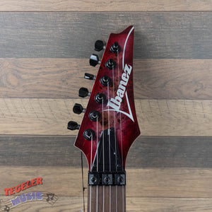 Ibanez RG470PB-REB Electric Guitar, Floyd Rose Bridge, Red Eclipse Burst Finish