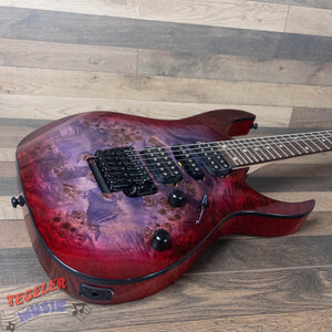 Ibanez RG470PB-REB Electric Guitar, Floyd Rose Bridge, Red Eclipse Burst Finish