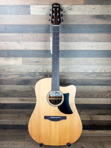 Ibanez AAD50CE-LG Advanced Acoustic Electric Guitar LG-Natural Low Gloss