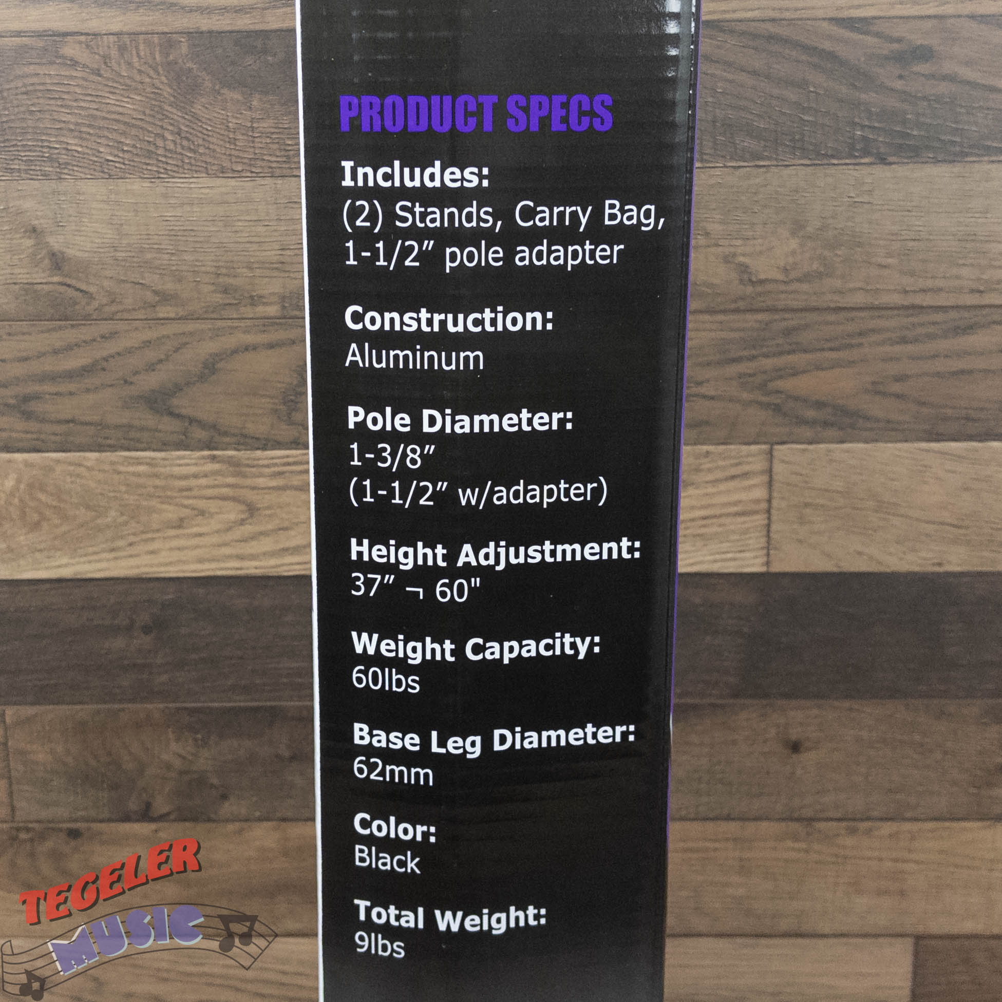 On-Stage Stands SSP7750 Compact Speaker Stand Pack