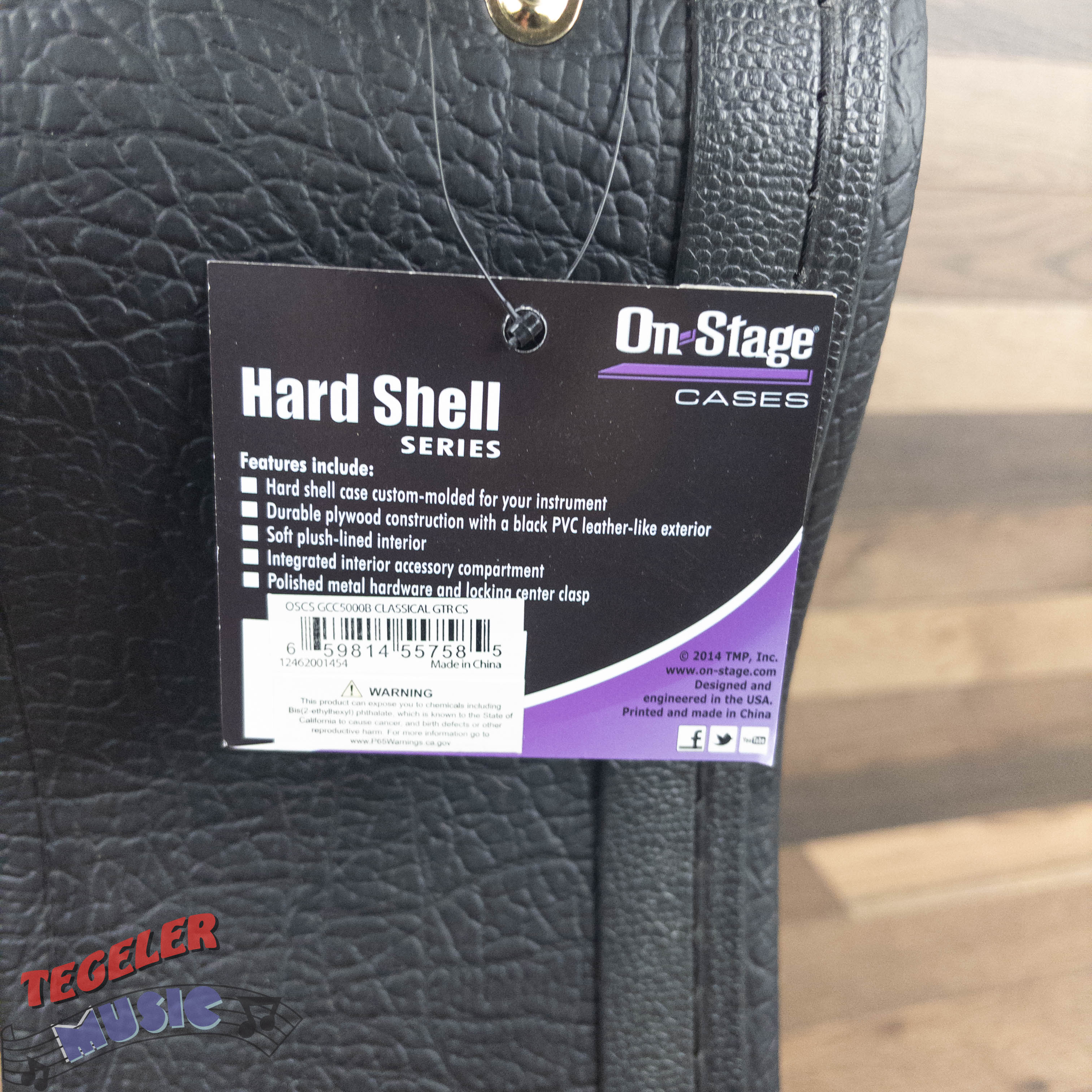 On-Stage GCC-5000B Hardshell Case for Classical Guitars