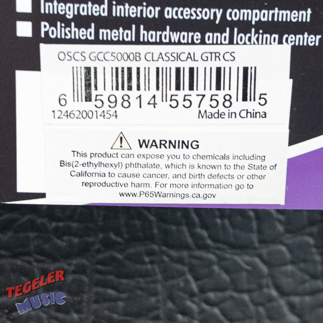 On-Stage GCC-5000B Hardshell Case for Classical Guitars