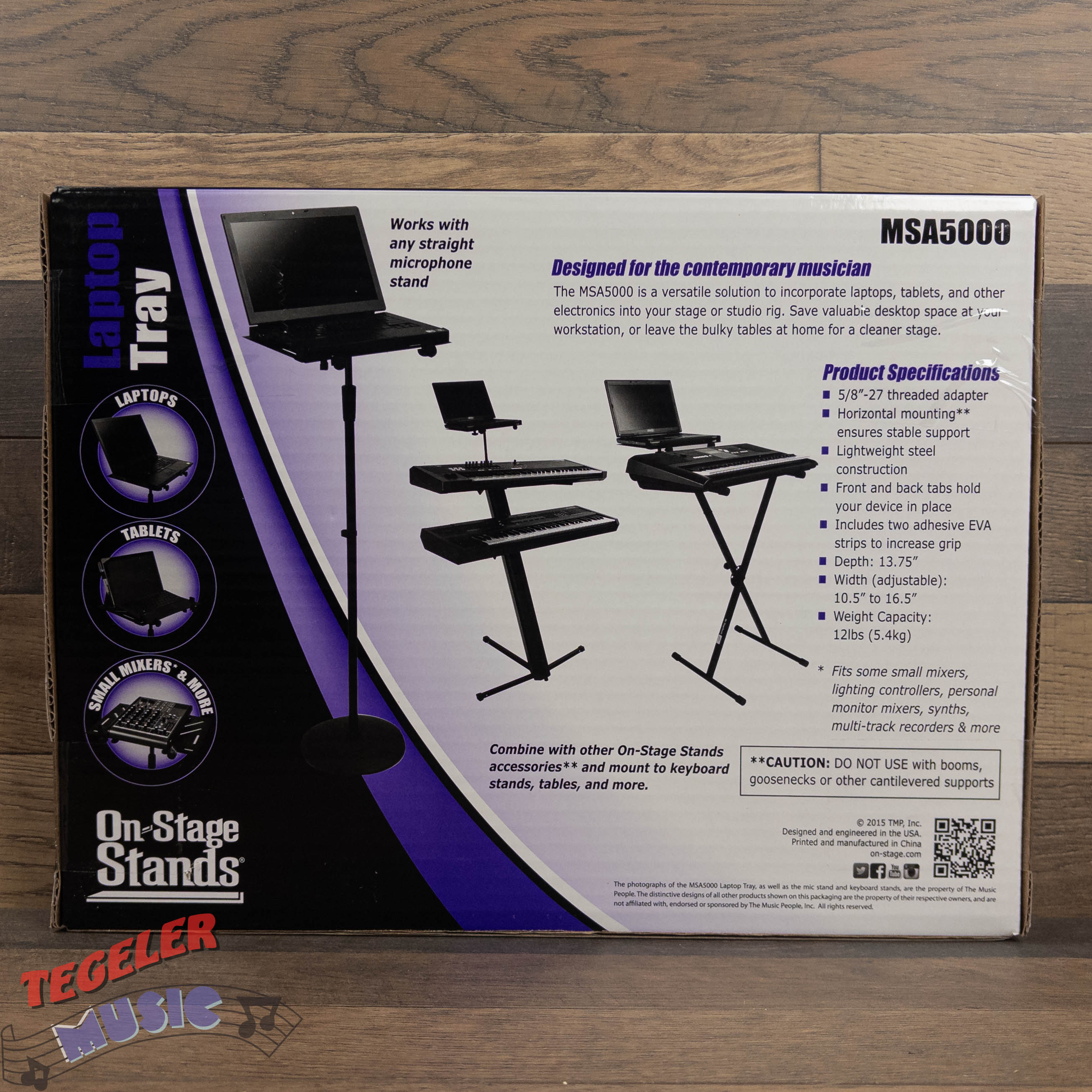 On-Stage Stands MSA5000 Laptop Mount Tray