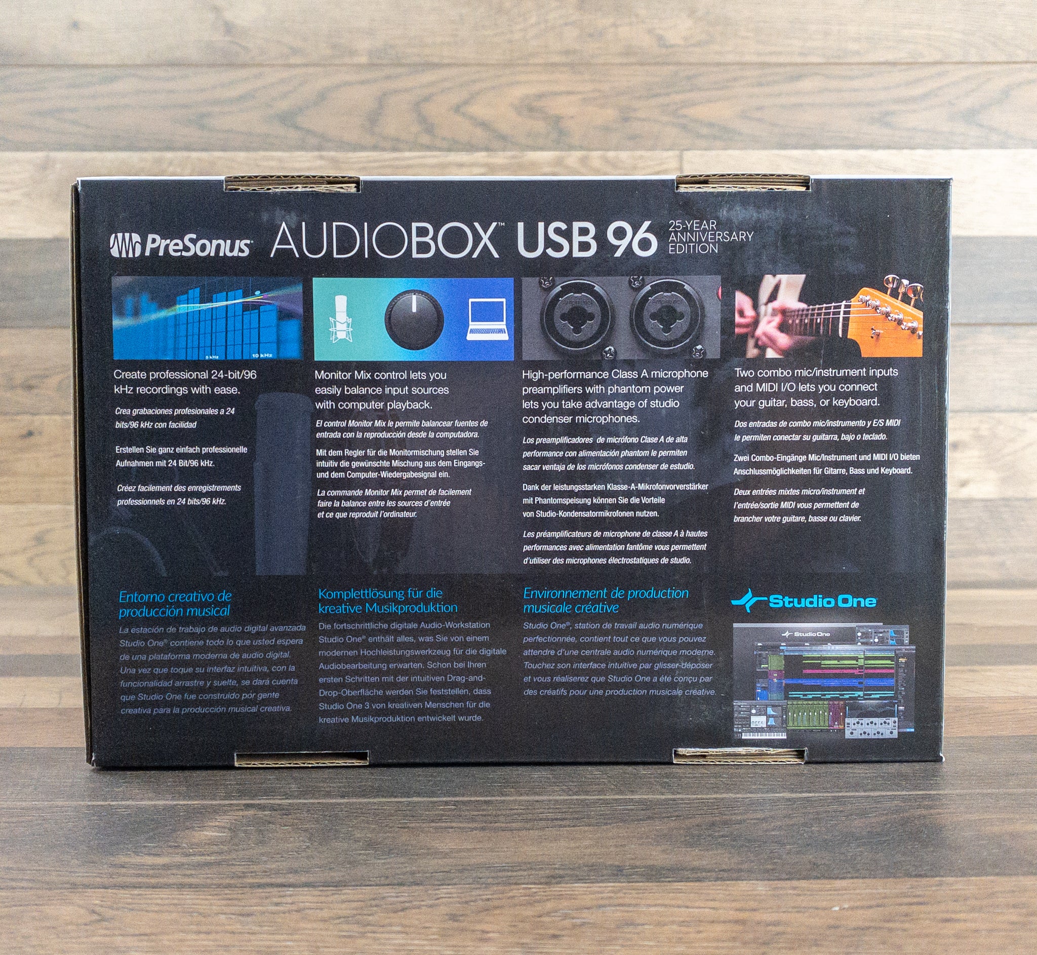 Presonus Audiobox USB 96 Podcast Audio Interface 25th Anniversary Black Edition