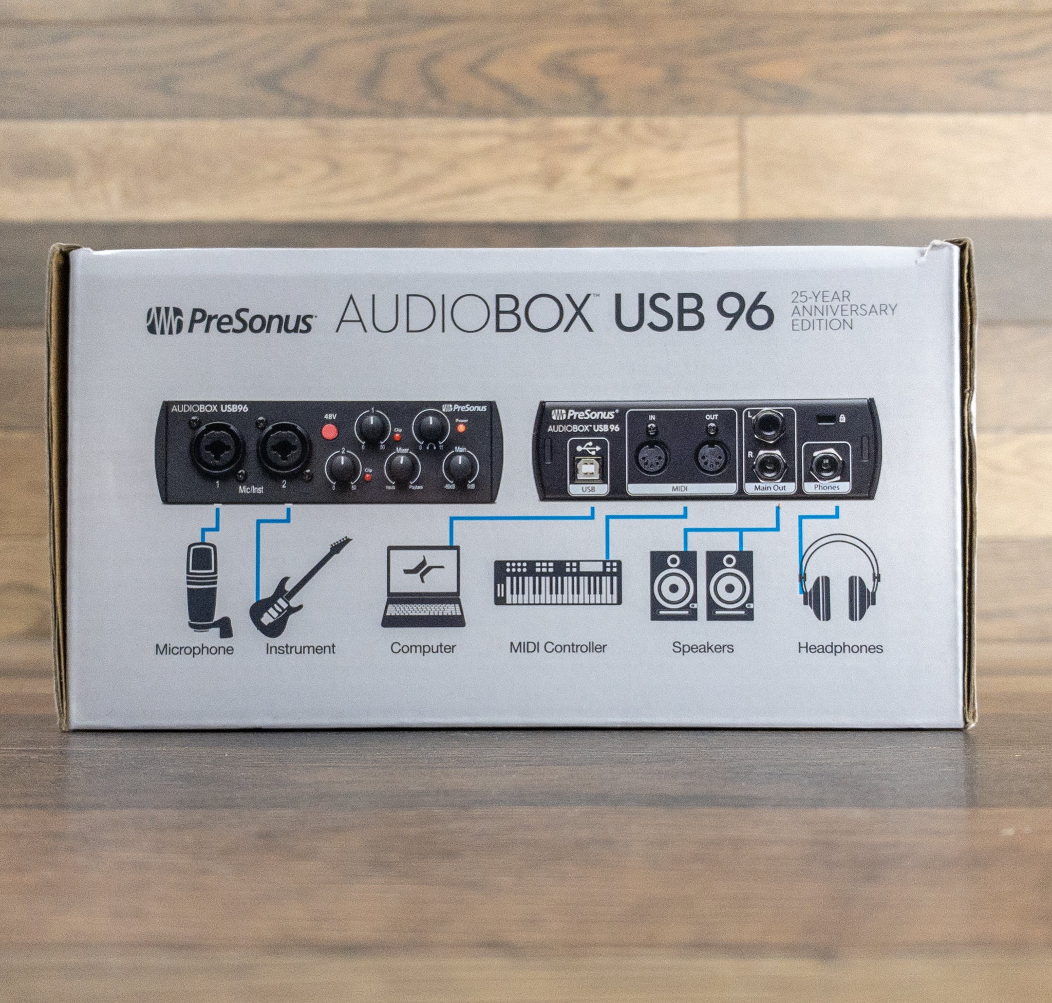 Presonus Audiobox USB 96 Podcast Audio Interface 25th Anniversary Black Edition