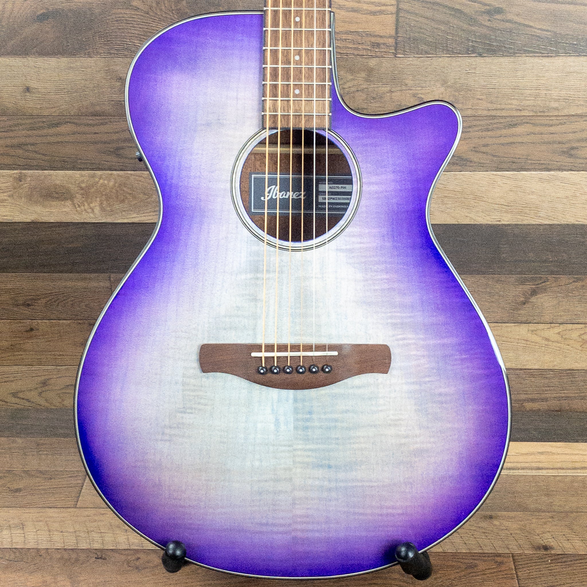 Ibanez AEG70-PIH Acoustic/Electric Guitar 6-String Right Hand-Purple Iris Burst