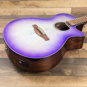 Ibanez AEG70-PIH Acoustic/Electric Guitar 6-String Right Hand-Purple Iris Burst