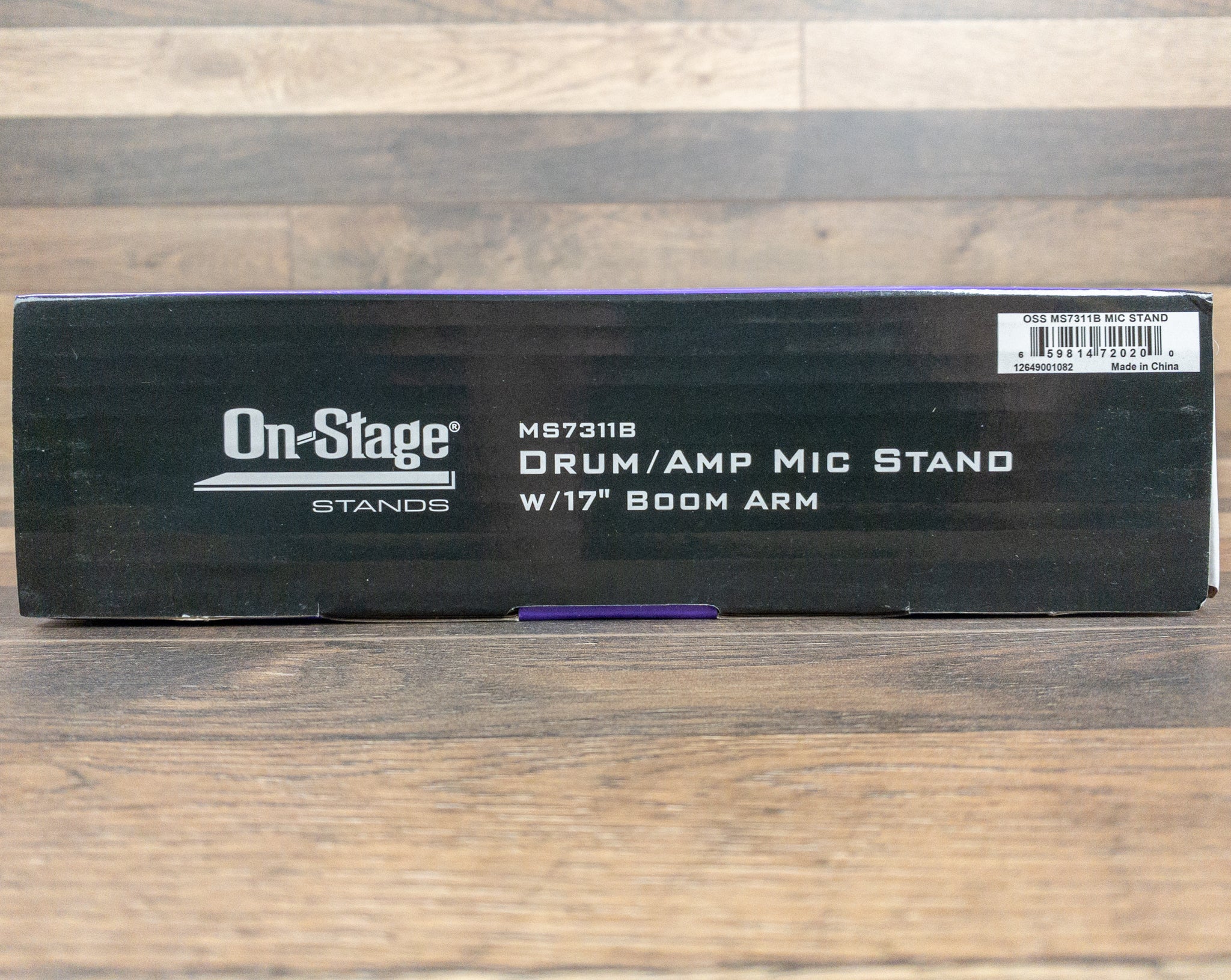 On-Stage Stands MS7311B Drum/Amp Mic Stand, w/17" Boom Arm